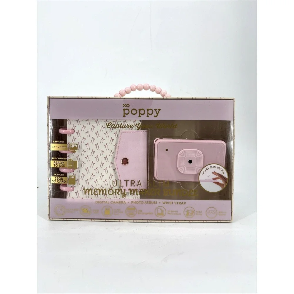 poppy Ultra Slim Memory Maker Bundle Photo Album Blue Drinkware Pattern